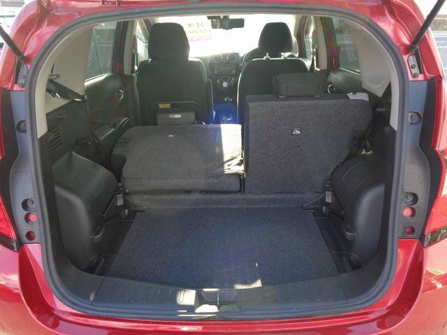 ノート Ｘ　ＦＯＵＲ　切替４ＷＤ　助手席電動スライドアップシ－ト　車検整備付　　衝突軽減ブレーキ　前後誤発進抑制　アラウンドビューモニター　スマ－トキ－Ｐスタ－ト　横滑防止　フルオ－トＡＣ　オ－トライト　コ－ナ－センサ－（27枚目）