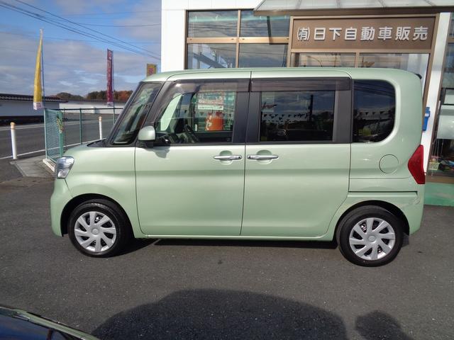 タント Ｘ　ＳＡＩＩ　整備付　左電動ドア　衝突軽減ブレーキ　前後誤発進抑制　メモリーナビ地デジＴＶ　バックカメラ　ＣＤ　ＤＶＤ　ブル－トゥ－ス　スマートキ－Ｐスタート　横滑り防止　フルオ－トＡＣ　オ－トライト　ＥＴＣ（3枚目）