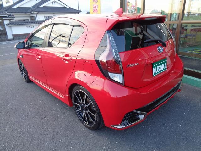 アクア G G’s 車検整備付 純正メモリーナビ地デジTV バックカメラスマートキ-Pスタート クルーズコントロール 横滑り防止 フルオ-トAC オ-トライト LEDライト ハ-フレザ-シ-ト 純正アルミ ETC(4枚目)