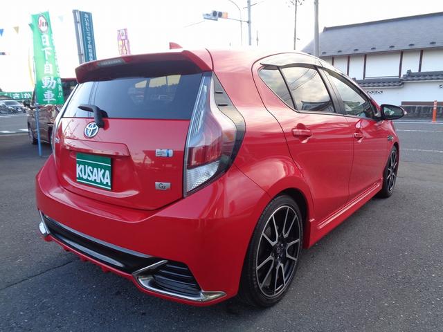 アクア G G’s 車検整備付 純正メモリーナビ地デジTV バックカメラスマートキ-Pスタート クルーズコントロール 横滑り防止 フルオ-トAC オ-トライト LEDライト ハ-フレザ-シ-ト 純正アルミ ETC(6枚目)