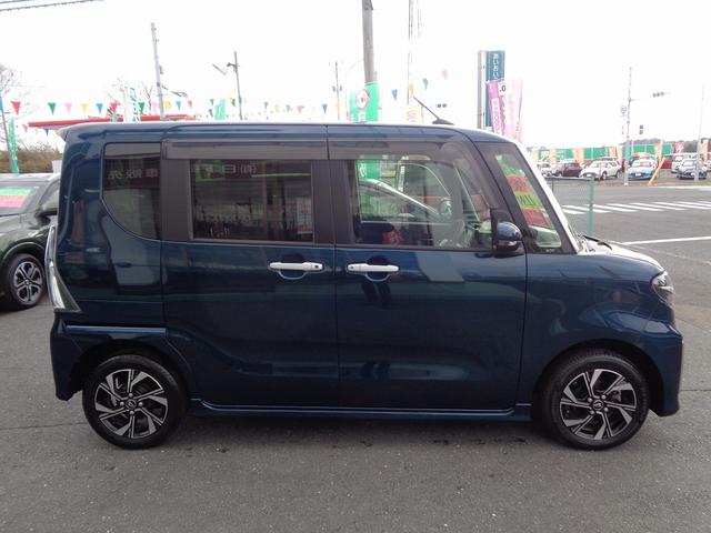 タント カスタムＸ　４ＷＤ　車検整備付　両側電動ドア　衝突軽減ブレーキ　前後誤発進抑制　純正メモリーナビ地デジＴＶ　バックカメラ　スマ－トキ－Ｐスタ－ト　横滑り防止　カ－テンエアＢ　シ－トヒ－タ－　ハ－フレザ－シ－ト（7枚目）
