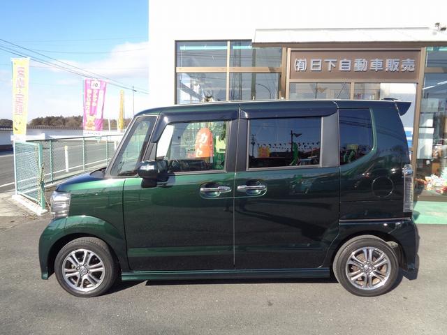 Ｎ－ＢＯＸカスタム Ｇ・Ｌパッケージ　車検整備付　左側パワ－スライドドア　純正メモリーナビ　　　ＴＶ　ＣＤ　ブルートゥース　バックモニター　スマ－トキ－Ｐスタ－ト　アイドリングストップ　横滑り防止　ＥＴＣ　ＨＩＤ　フォグ　フルオートＡＣ（4枚目）