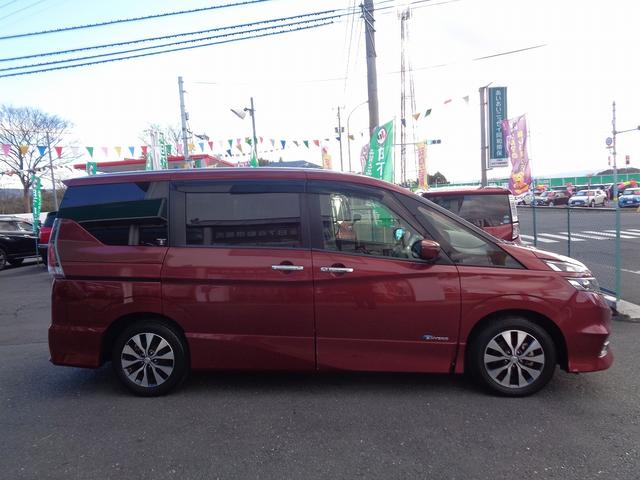 セレナ ハイウェイスター　プロパイロットエディション　車検整備付　Ｓハイブリッド　両側電動ドア　衝突軽減ブレーキ　純正９インチメモリーナビ地デジＴＶ　バックカメラ　後席フィリップダウンモニター　スマ－トキ－Ｐスタ－ト　電動パ－キング　クル－ズコントロ－ル（7枚目）