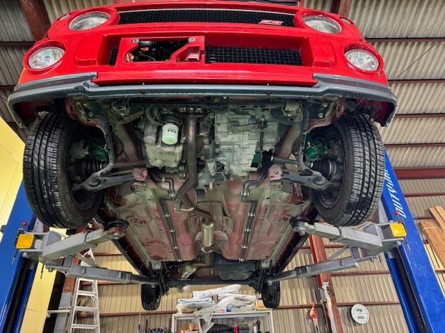 アルトラパン SS SS ターボ マニュアル ローダウン 社外マフラー 社外アルミ 社外ナビ TV バックカメラ Bluetoothオーディオ ETC(23枚目)