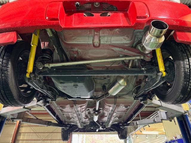 アルトラパン SS SS ターボ マニュアル ローダウン 社外マフラー 社外アルミ 社外ナビ TV バックカメラ Bluetoothオーディオ ETC(24枚目)