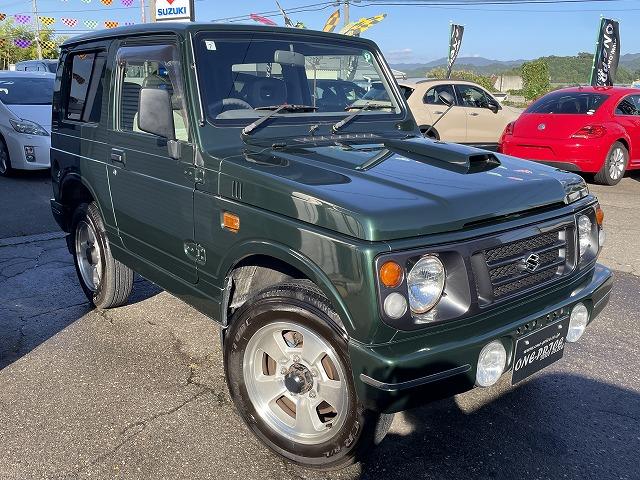 ジムニー ワイルドウインド　運転席エアバッグ　ＡＢＳ　４ＷＤ　パワステ　エアコン・クーラー　純正ＡＷ　フロントフォグランプ（3枚目）