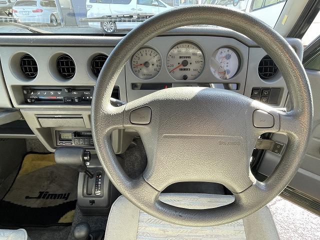 ジムニー ワイルドウインド　運転席エアバッグ　ＡＢＳ　４ＷＤ　パワステ　エアコン・クーラー　純正ＡＷ　フロントフォグランプ（10枚目）