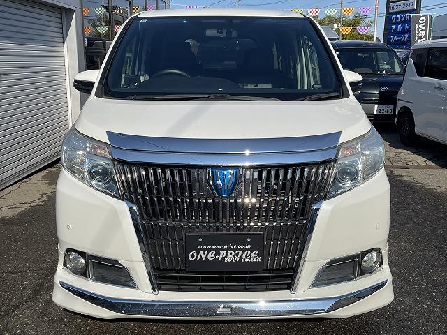 エスクァイア ハイブリッドＧｉ　社外ナビ・Ｂカメラ　フリップダウンモニター　社外ＡＷ　両側パワースライドドア　シートヒーター　ＥＴＣ　モデリスタエアロ　全方位センサー（2枚目）