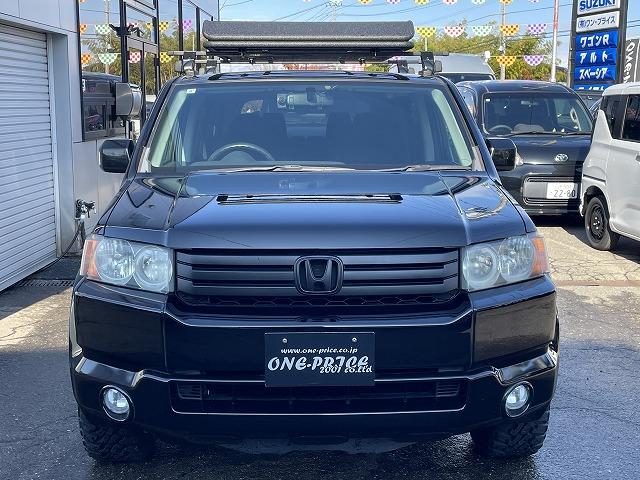 クロスロード ＨＤＤナビエディション　社外ナビ・Ｂカメラ　ルーフキャリア　ＭＴタイヤ　４ＷＤ　７人乗り　純正ＡＷ　ＡＢＳ　横滑り防止装置　盗難防止装置（2枚目）