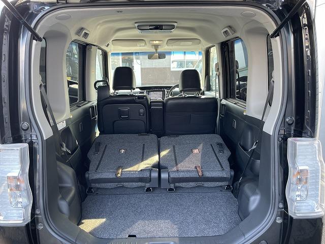 タント カスタムＸ　トップエディションＳＡ　純正ナビ・ＴＶ・Ｂカメラ　左側パワースライドドア　フリップダウンモニター　プッシュスタート　スマートキー　シートヒーター　４ＷＤ　アイドリングストップ　レーンキープアシスト（21枚目）