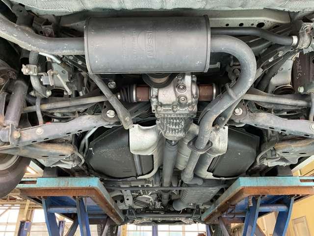 下回り（マフラー側）のお写真です★　下回りの錆止めと共に、年１回の施工目安のマフラー防錆で毎年メンテナンスすると長持ちします（＾Ｏ＾）