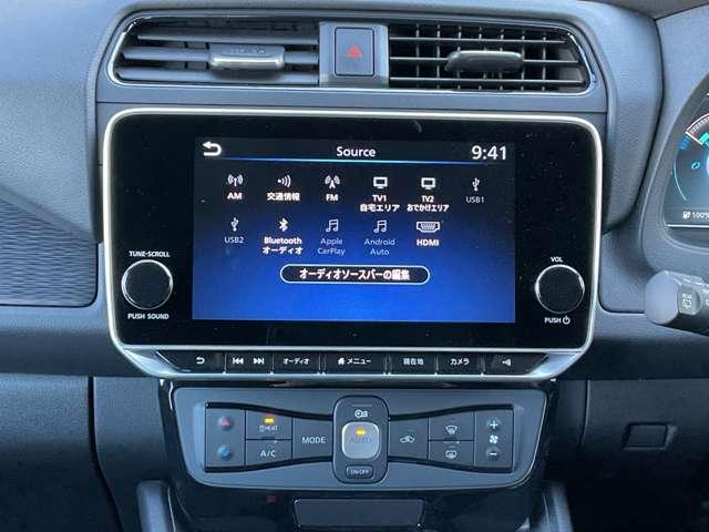 リーフ ｅ＋　Ｘ　９０周年記念車　９インチ純正ナビ　プロパイ　ＥＴＣ（2枚目）