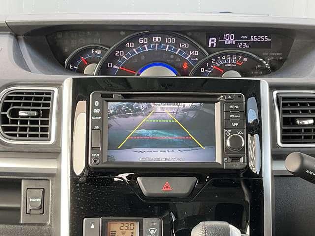 タント ６６０　カスタム　ＲＳ　スマートセレクション　ＳＡ＆ＳＮ　４　電動スライドドア　純正ナビ（3枚目）