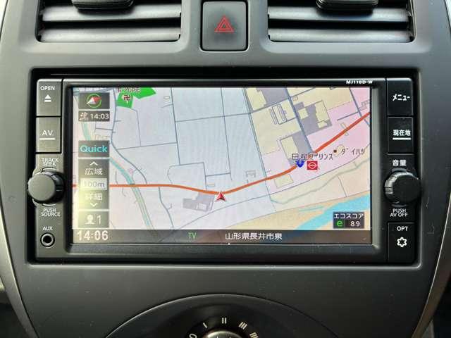 マーチ １．２　Ｘ　Ｖセレクション　７インチナビ　バックカメラ　新品夏タイヤ付（16枚目）