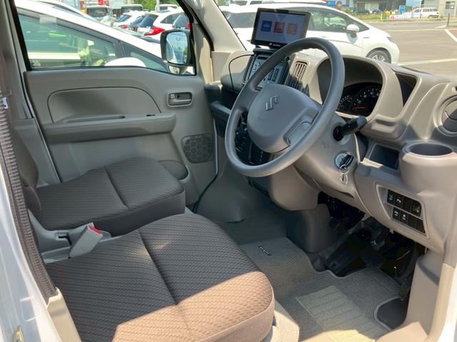 エブリイ ＰＣリミテッド　４ＷＤ　１オーナー　衝突軽減ブレーキ　ふらつき警報機能　オートライト　ハイビームアシスト　ヘッドライトレベライザー　障害物センサー　ポータブルナビ　ーディオ　電動格納ミラー　１２インチＡＷ　横滑り防止（18枚目）