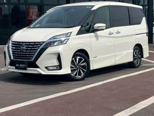 セレナ ハイウェイスターＶ　純正１０インチナビ　フリップダウンモニター　フルセグ　Ｂｌｕｅｔｏｏｔｈ　アラウンドビューモニター　アダプティブクルーズコントロール　衝突軽減ブレーキ　レーンキープ　障害物センサー　両側電動スライド（40枚目）
