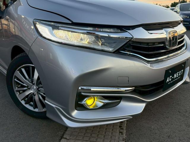 シャトル ハイブリッドＸ　ホンダセンシング　純正７インチナビ　フルセグ　バックカメラ　Ｂｌｕｅｔｏｏｔｈ　純正エアロ　衝突軽減ブレーキ　レーンキープアシスト　クルーズコントロール　ＥＴＣ　ハーフレザーシート　シートヒーター　パドルシフト（31枚目）