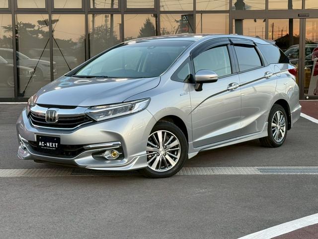 シャトル ハイブリッドＸ　ホンダセンシング　純正７インチナビ　フルセグ　バックカメラ　Ｂｌｕｅｔｏｏｔｈ　純正エアロ　衝突軽減ブレーキ　レーンキープアシスト　クルーズコントロール　ＥＴＣ　ハーフレザーシート　シートヒーター　パドルシフト（34枚目）