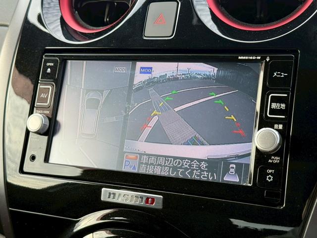 ノート ｅ－パワーニスモ　純正ナビゲーション　アラウンドビューモニター　ＬＥＤヘッドライト　純正ＡＷ　インテリジェントエマージェンシーブレーキ　車線逸脱警告　インテリジェントキー　シャークアンテナ　ＥＴＣ　Ｂｔ　ＤＶＤ　ＣＤ（12枚目）