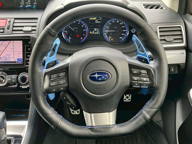 レヴォーグ １．６ＧＴ－Ｓアイサイト　純正７インチナビ　ＡＣＣ　パドルシフト　ＥＴＣ　フォグランプ　レーンキープ／バックカメラ　ＭＴモード　フルセグＴＶ　ＣＤ　ＤＶＤ　パワーシート　スマートキー　キーレス　衝突軽減ブレーキ　ＡＢＳ（9枚目）