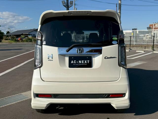N-WGNカスタム G・Aパッケージ Gathers7インチナビ クルーズコントロール ハーフレザシート ワンセグテレビ Bluethooth 横滑り防止装置 シティブレーキアクティブシステム CD DVD フォグランプ プッシュスタート(6枚目)