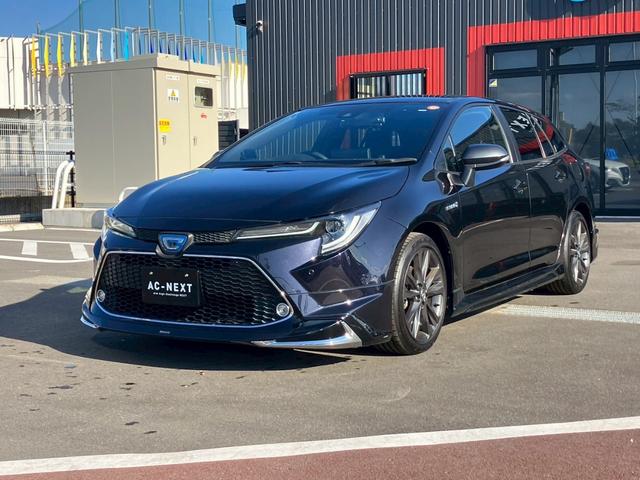 カローラツーリング ハイブリッド　ダブルバイビー　モデリスタエアロ　純正８インチナビ　フルセグ　バックカメラ　衝突軽減ブレーキ　レーンキープ　ブラインドスポットモニター　ハーフレザーシート　クリアランスソナー　オートハイビーム　ステアリングリモコン（30枚目）