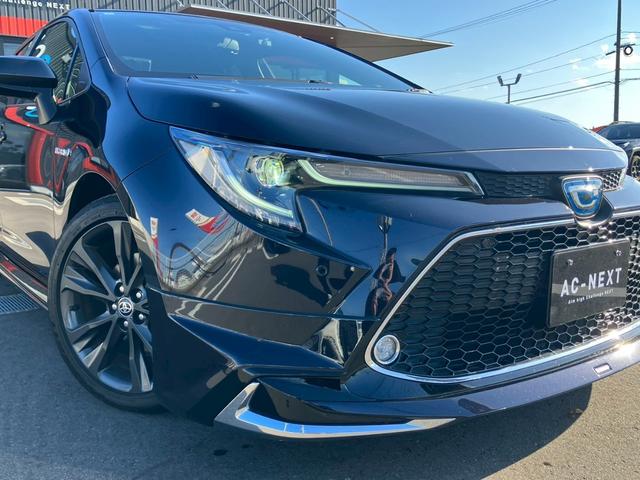 カローラツーリング ハイブリッド　ダブルバイビー　モデリスタエアロ　純正８インチナビ　フルセグ　バックカメラ　衝突軽減ブレーキ　レーンキープ　ブラインドスポットモニター　ハーフレザーシート　クリアランスソナー　オートハイビーム　ステアリングリモコン（31枚目）