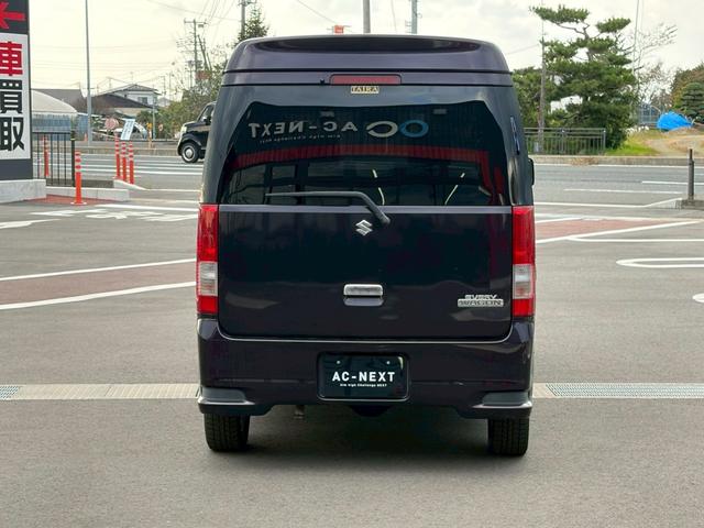 エブリイワゴン ＰＺターボスペシャル　助手席側電動オートステップ　純正アルミ　両側電動スライドドア　７インチ社外ナビ　フルセグＴＶ　Ｂｌｕｅｔｏｏｔｈ　運転席シートヒーター　ＨＩＤヘッドアンプ　フロントフォグランプ　フルタイム４ＷＤ（6枚目）