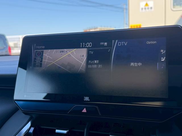 ハリアーハイブリッド Z レザーパッケージ 12.3インチナビ TV パノラマ調光ルーフ フルモデリスタエアロ プレミアムJBLサウンド デジタルインナーミラー アラウンドビューモニター シートベンチレーション ワイアレス充電 BSM ETC(10枚目)