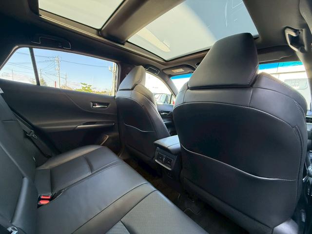 ハリアーハイブリッド Z レザーパッケージ 12.3インチナビ TV パノラマ調光ルーフ フルモデリスタエアロ プレミアムJBLサウンド デジタルインナーミラー アラウンドビューモニター シートベンチレーション ワイアレス充電 BSM ETC(28枚目)