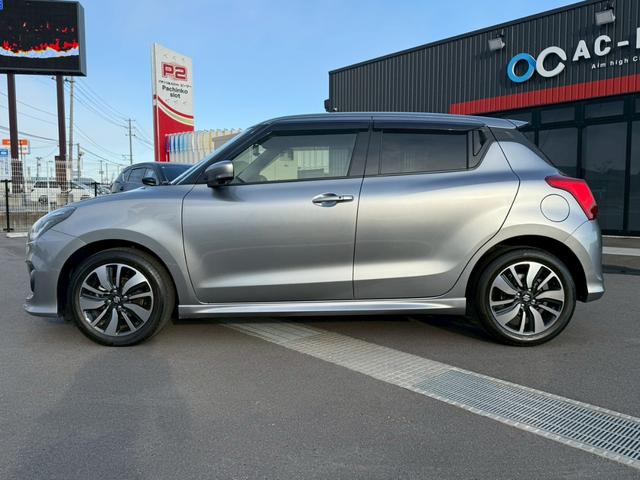 スイフト RS 純正8インチナビ フルセグ 全方位カメラ クルーズコントロール レーンキープアシスト 衝突軽減 パドルシフト ETC 運転席シートヒーター ステリモ スマートキー MTモード 純正16インチAW(5枚目)