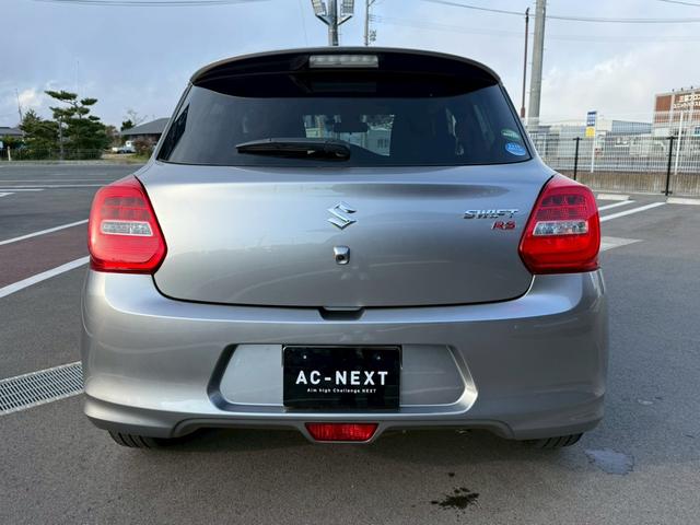 スイフト RS 純正8インチナビ フルセグ 全方位カメラ クルーズコントロール レーンキープアシスト 衝突軽減 パドルシフト ETC 運転席シートヒーター ステリモ スマートキー MTモード 純正16インチAW(6枚目)