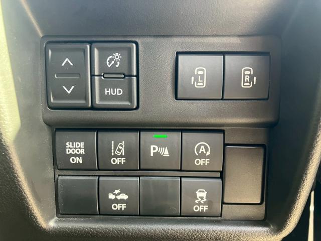 ソリオバンディット ハイブリッドＭＶ　９インチナビ　全周囲カメラ　ＨＵＤ　ＡＣＣ　両側電動スライドドア　シートヒーター　レーンキープ　ＣＤ　ＤＶＤ　Ｂｌｕｅｔｏｏｔｈ　フルセグ　リア送風　電動格納ミラー　横滑り防止　ＬＥＤライト　スマキー（16枚目）