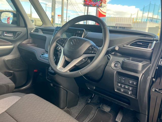 ソリオバンディット ハイブリッドＭＶ　９インチナビ　全周囲カメラ　ＨＵＤ　ＡＣＣ　両側電動スライドドア　シートヒーター　レーンキープ　ＣＤ　ＤＶＤ　Ｂｌｕｅｔｏｏｔｈ　フルセグ　リア送風　電動格納ミラー　横滑り防止　ＬＥＤライト　スマキー（22枚目）