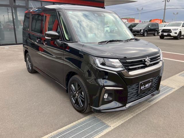 ソリオ ハイブリッドＳＺ　純正９インチナビ　アラウンドビューモニター　両側電動スライドドア　デュアルカメラブレーキサポート　シートヒーター　アダプティブクルーズコントロール　フルセグＴＶ　Ｂｌｕｅｔｈｏｏｔｈ　ＣＤ　ＤＶＤ（19枚目）