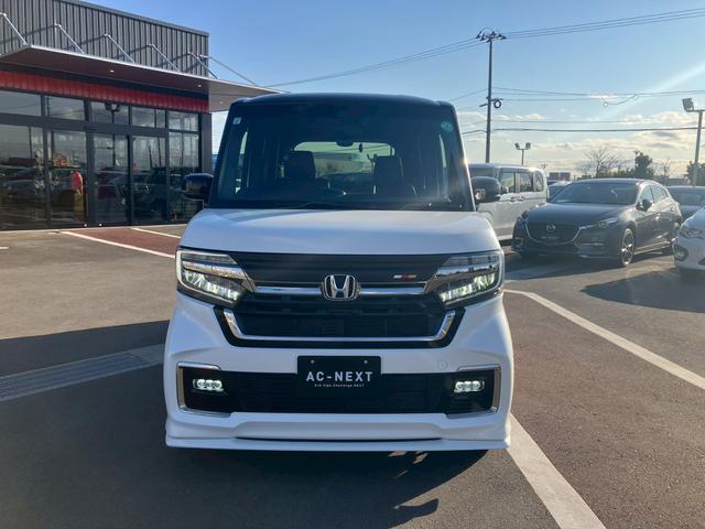 N-BOX L・ターボ 無限15インチAW 無限フルエアロ 無限ミラー パドルシフト ACC 両側電動スライドドア ドラレコ前後 シートヒーター フルセグTV オートハイビーム ETC レーンキープ クリアランスソナー(4枚目)