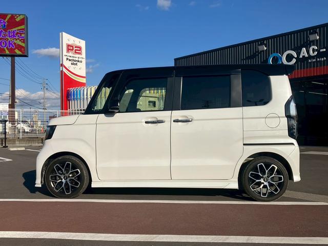 N-BOX L・ターボ 無限15インチAW 無限フルエアロ 無限ミラー パドルシフト ACC 両側電動スライドドア ドラレコ前後 シートヒーター フルセグTV オートハイビーム ETC レーンキープ クリアランスソナー(5枚目)