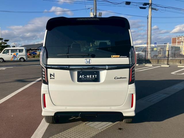 N-BOX L・ターボ 無限15インチAW 無限フルエアロ 無限ミラー パドルシフト ACC 両側電動スライドドア ドラレコ前後 シートヒーター フルセグTV オートハイビーム ETC レーンキープ クリアランスソナー(6枚目)