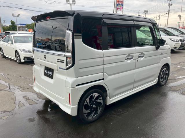 スペーシアカスタム ハイブリッドＸＳターボ　純正メーカーオプション９インチナビ　全周囲カメラ　衝突安全装置　オートクルーズコントロール　シートヒーター　社外デジタルインナーミラー　フォグランプ　ステアリングリモコン　ドラレコ　ＥＴＣ　ＢＴ（23枚目）