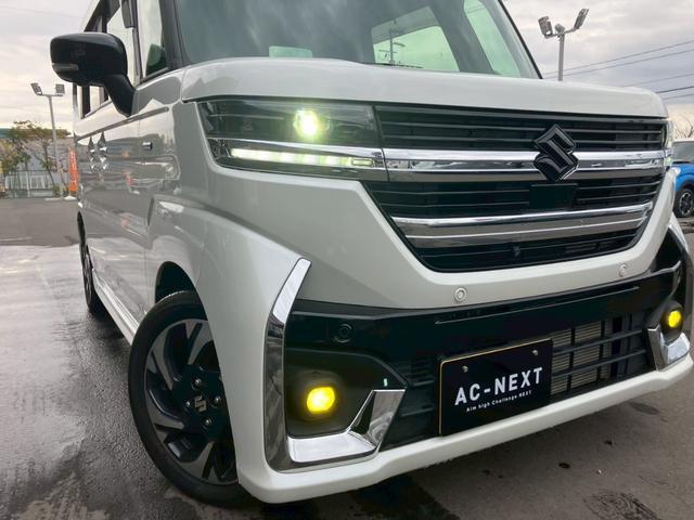 スペーシアカスタム ハイブリッドＸＳターボ　純正メーカーオプション９インチナビ　全周囲カメラ　衝突安全装置　オートクルーズコントロール　シートヒーター　社外デジタルインナーミラー　フォグランプ　ステアリングリモコン　ドラレコ　ＥＴＣ　ＢＴ（33枚目）