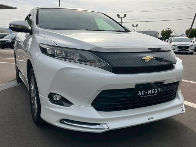 ハリアーハイブリッド プレミアム ALPINEナビ パノラマルーフ モデリスタフルエアロ LEDヘッドライト クルーズコントロール パワーバックドア パワーシート シートヒーター バックカメラ フルセグTV Bluetooth DVD(21枚目)