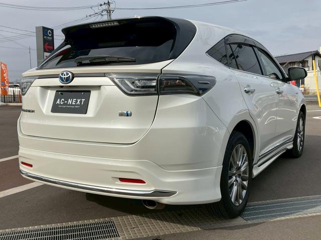 ハリアーハイブリッド プレミアム ALPINEナビ パノラマルーフ モデリスタフルエアロ LEDヘッドライト クルーズコントロール パワーバックドア パワーシート シートヒーター バックカメラ フルセグTV Bluetooth DVD(23枚目)