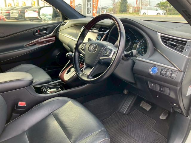 ハリアーハイブリッド プレミアム ALPINEナビ パノラマルーフ モデリスタフルエアロ LEDヘッドライト クルーズコントロール パワーバックドア パワーシート シートヒーター バックカメラ フルセグTV Bluetooth DVD(24枚目)