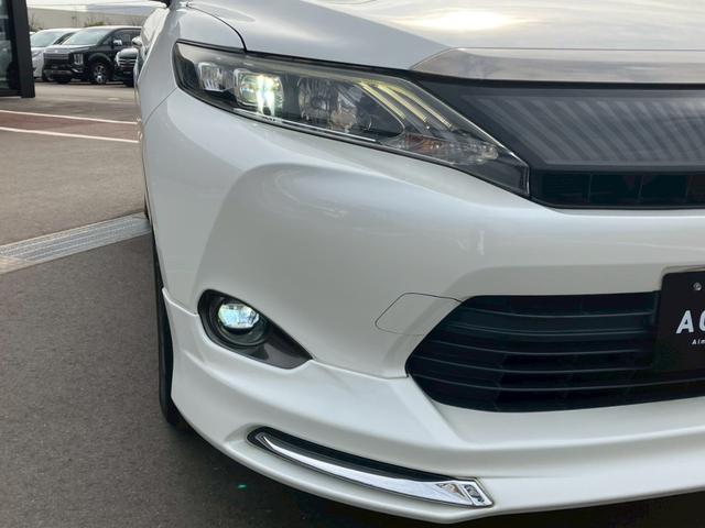 ハリアーハイブリッド プレミアム ALPINEナビ パノラマルーフ モデリスタフルエアロ LEDヘッドライト クルーズコントロール パワーバックドア パワーシート シートヒーター バックカメラ フルセグTV Bluetooth DVD(36枚目)