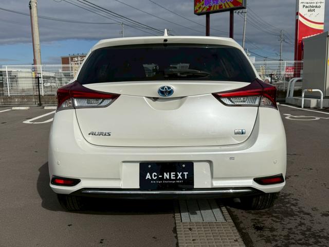 オーリス ハイブリッドGパッケージ 純正ナビ クルーズコントロール クリアランスソナー LEDヘッドライト オートライト 衝突軽減ブレーキ レーンキープ ドラレコ 障害センサー シートヒーター フルセグ Bluetooth CD ETC(6枚目)