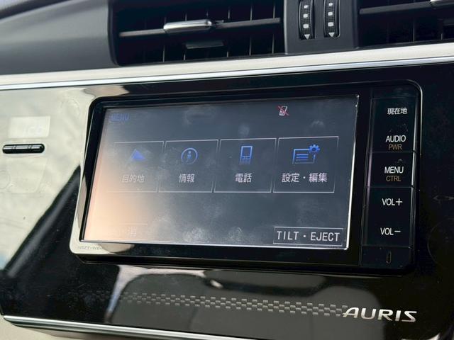 オーリス ハイブリッドGパッケージ 純正ナビ クルーズコントロール クリアランスソナー LEDヘッドライト オートライト 衝突軽減ブレーキ レーンキープ ドラレコ 障害センサー シートヒーター フルセグ Bluetooth CD ETC(10枚目)