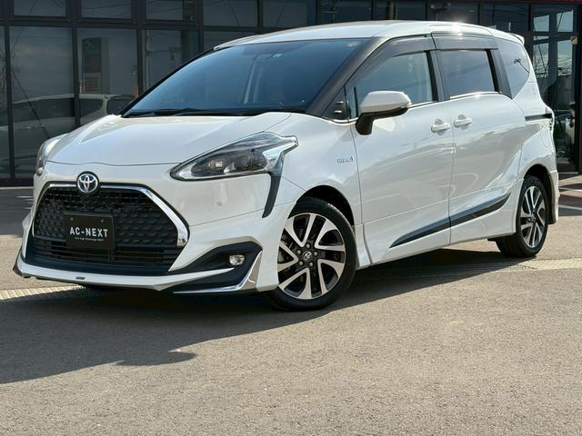 シエンタ ハイブリッドG クエロ モデリスタエアロ 純正9インチナビ 純正12.1インチフリップダウンモニター 純正アルミホイール クルーズコントロール ハーフレザーシート フルセグTV Bluetooth ETC 両側電動スライド(34枚目)