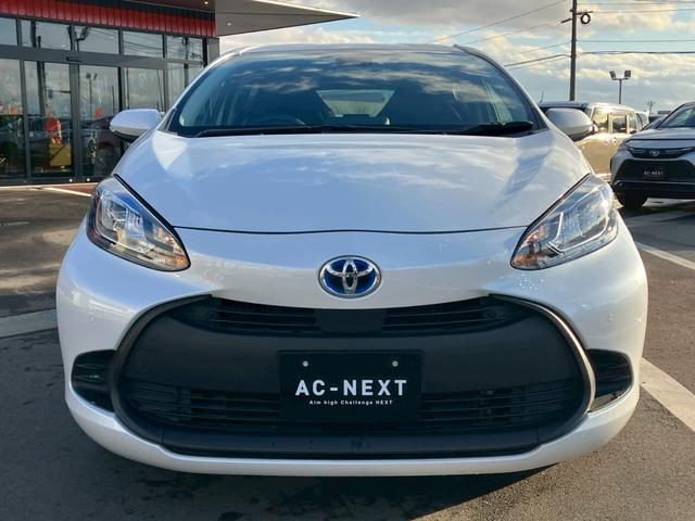 アクア X 純正ナビ アダプティブクルーズコントロール クリアランスソナー 衝突軽減ブレーキ レーンキープアシスト LEDヘッドライト オートライト オートハイビーム バックカメラ Bluetooth USB(4枚目)