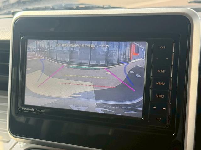 スペーシア ハイブリッドＸ　純正７インチナビ　フルセグＴＶ　ＣＤ　ＤＶＤ　両側電動スライドドア　シートヒーター　パーキングセンサー　バックモニター　ＬＥＤヘッドライト　レーンキープアシスト　衝突軽減ブレーキ　　Ｂｌｕｅｔｏｏｔｈ（12枚目）