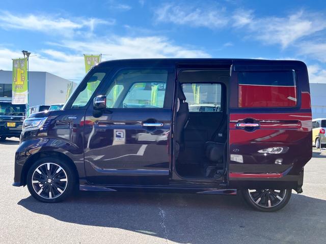 スペーシアカスタム ハイブリッドＸＳ　ワンオーナー車　禁煙車　衝突回避支援　両側パワスラ　ＬＥＤヘッドランプ　ＬＥＤフォグランプ　１５インチアルミ　社外ワンセグナビ　後席サーキュレーター　シートバックテーブル　助手席アンダーボックス（13枚目）